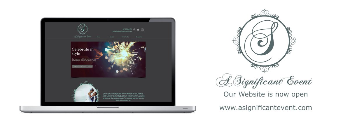 A_SignificantE's tweet photo. A Significant Event's website is now open, please visit https://t.co/ZtQwdhnNRa and see how Abbie and Sue can make your Event a Success. https://t.co/VapN3FKMuP