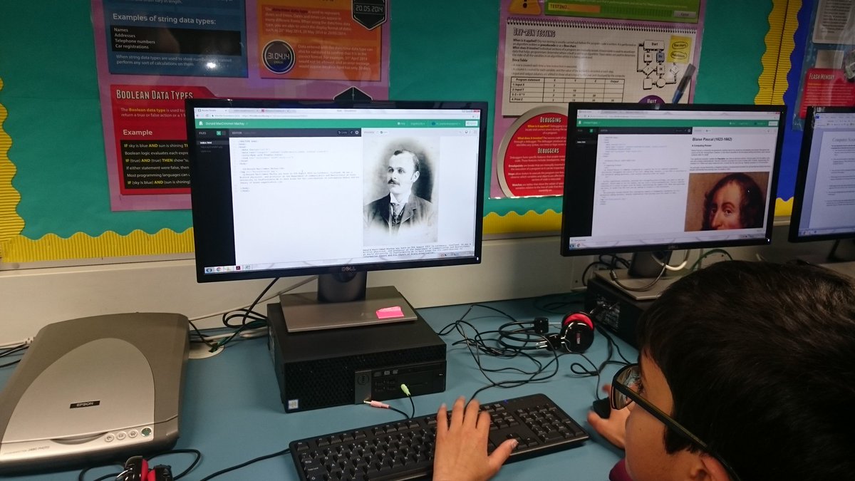 ComputingSGS's tweet image. Y9 using Mozilla Thimble to code Web pages. #ComputerScience #computersciencerocks #computersciencehistory #sgs #year9