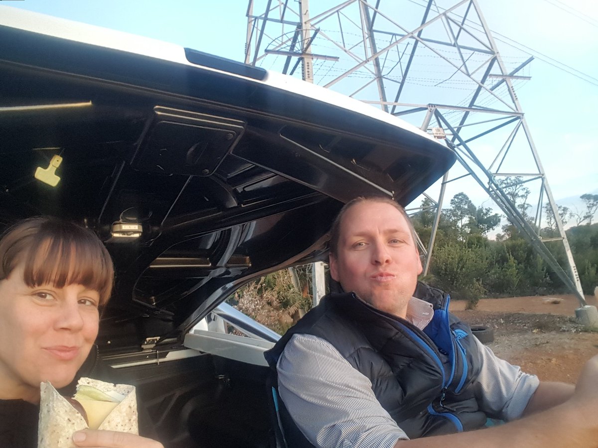 missnatnat82's tweet photo. Sophisticated tail-gating at the top of Banyowla Regional Park https://t.co/Qk7bqRNYs4