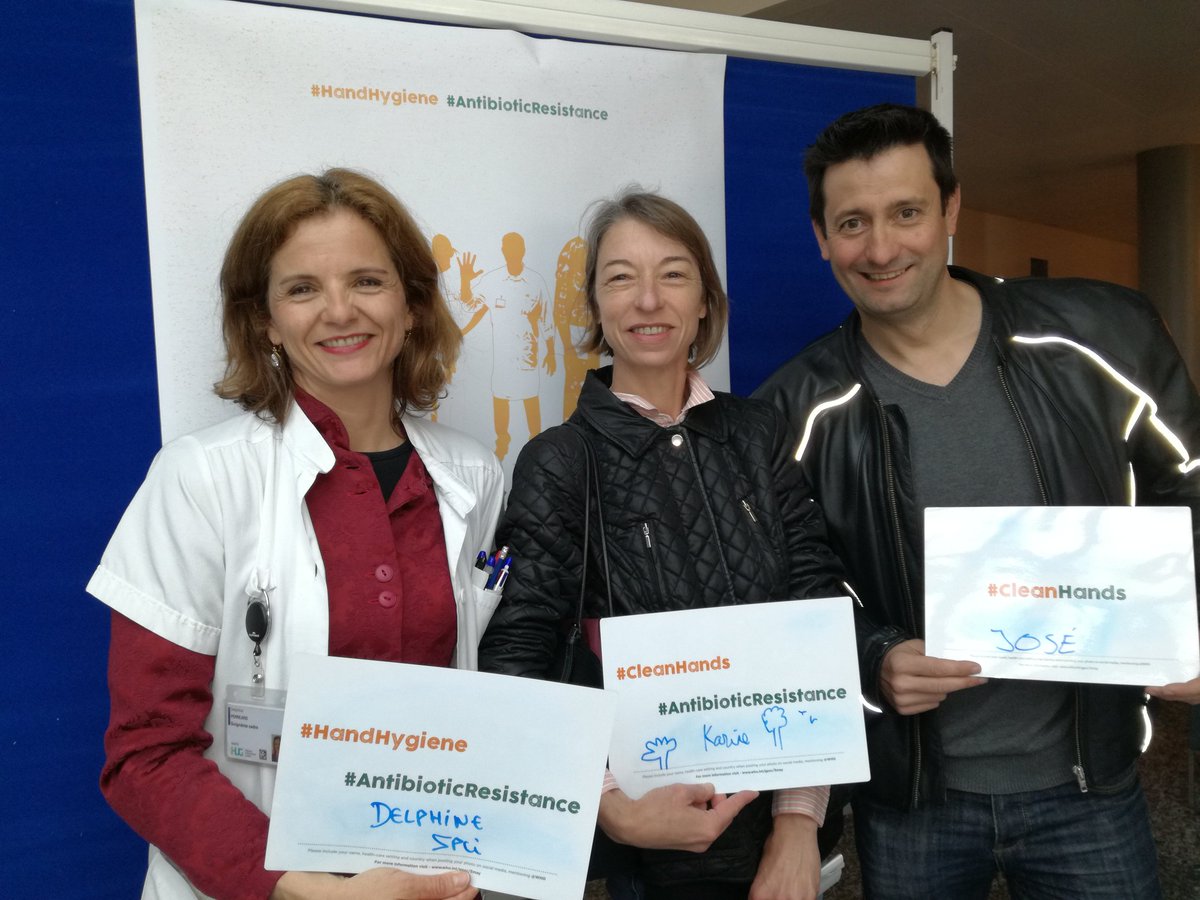 Marlieke de Kraker (@meakraker) on Twitter photo #CleanHands #HandHygiene #AntibioticResistance #HUGeneve @hopitaux_unige <a href="/WHO/">World Health Organization (WHO)</a> #CleanHands #HandHygiene #AntibioticResistance #HUGeneve @hopitaux_unige <a href="/WHO/">World Health Organization (WHO)</a>