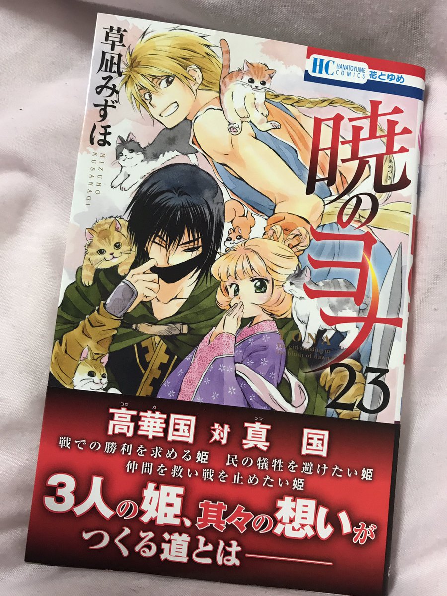 Bam 暁のヨナ ２３巻 ヨナとハクがあぁあああ ギュって ギュってしてたよ 号泣 あと 私最推しのゼノがミザリにおもちゃみたいにされててイラって ꐦ 次 スウォン来るのかな 来るよね多分 ああぁやっぱり切ない