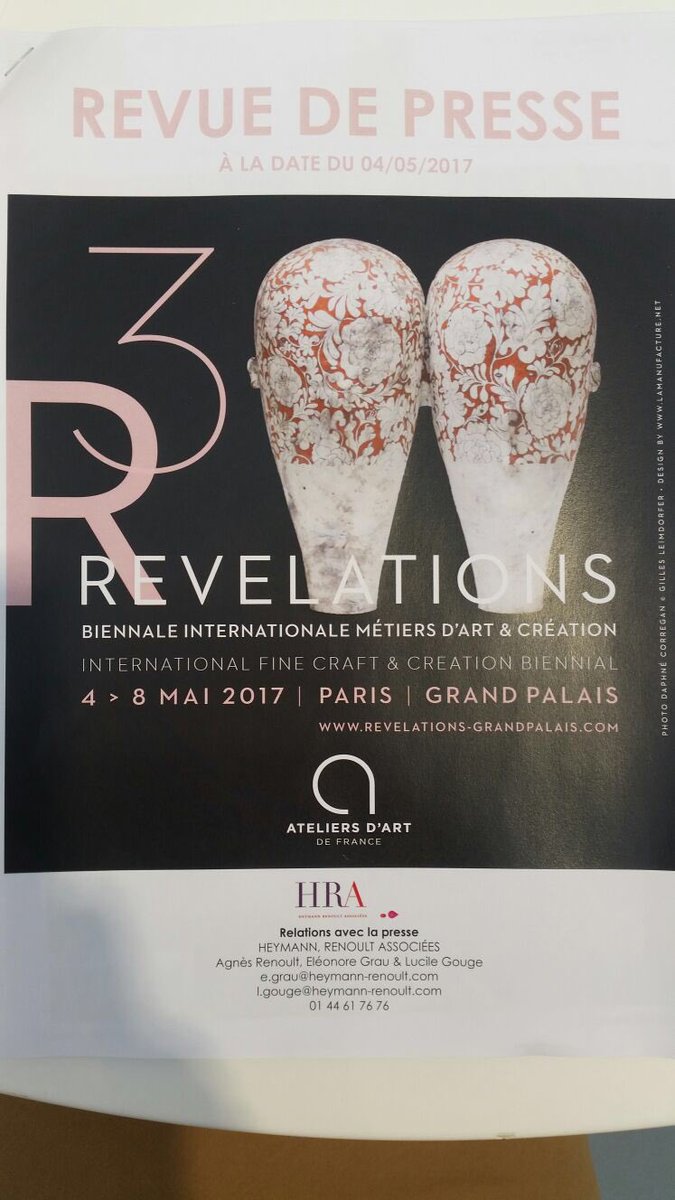 Our exhibition in the Grand Palais in Paris until 8 May. Our stand H24.