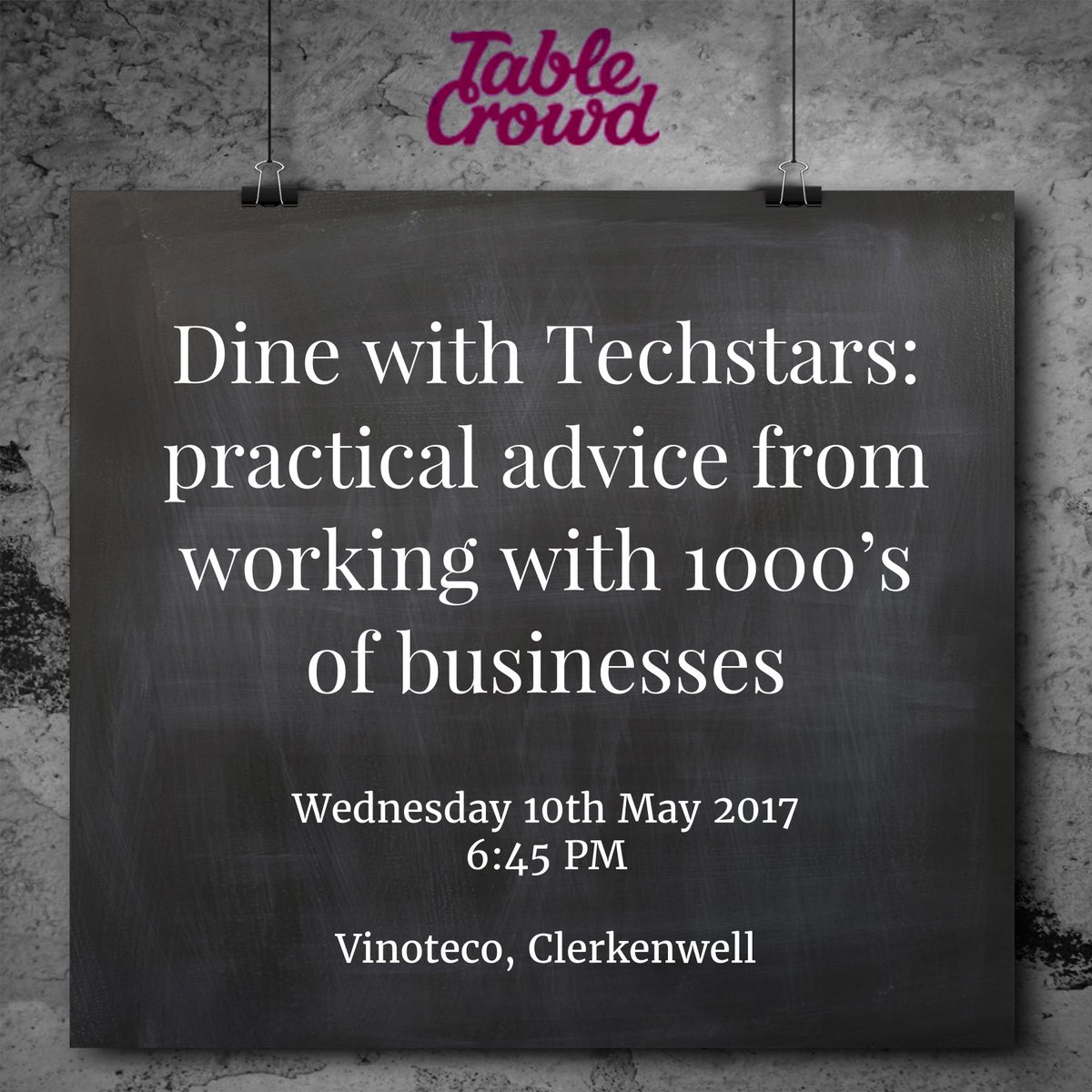 .<a href="/TechHub/">TechHub London</a> Chance for your members to dine w/ @techstars <a href="/maxkellyuk/">max kelly</a> buff.ly/2oElis3 #accelerator #TBT