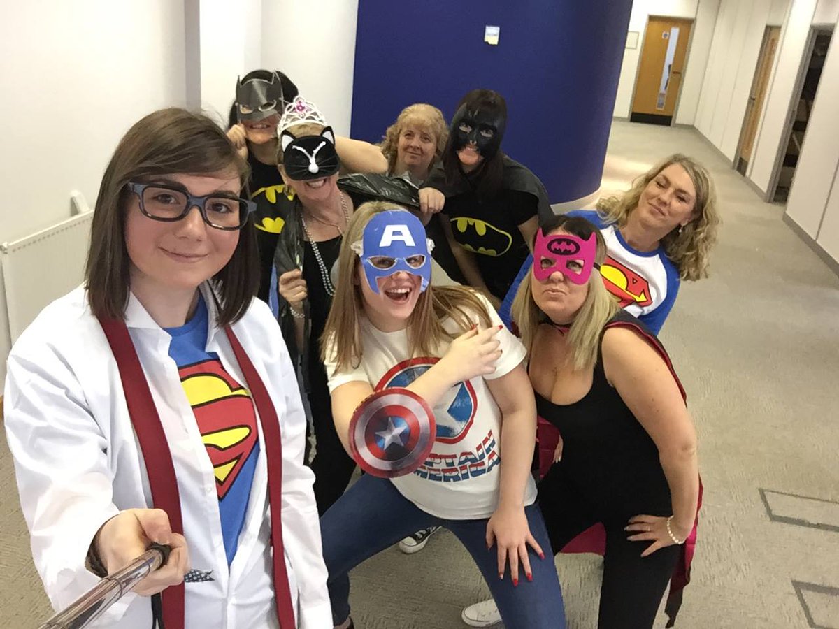 cashforkidsYLND's tweet photo. Staff at @IntegralUKLtd are looking super for #superhero day! https://t.co/PyBmFMvCuh