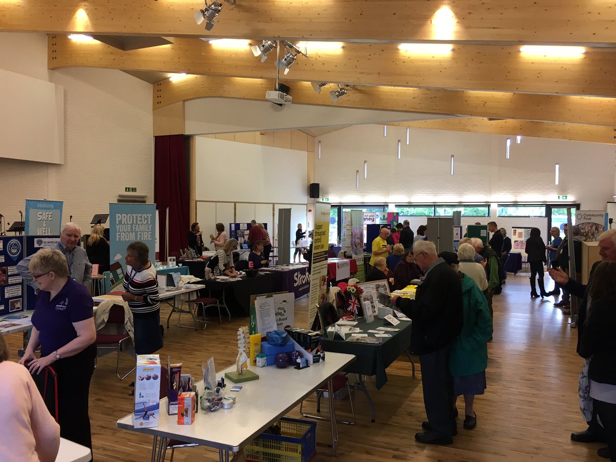 EmsworthHealth's tweet photo. The Emsworth Health Fair is NOW OPEN – come along before 2pm to meet health professionals and pick up your free Emsworth Health Directory https://t.co/8e8geZ2ZOY