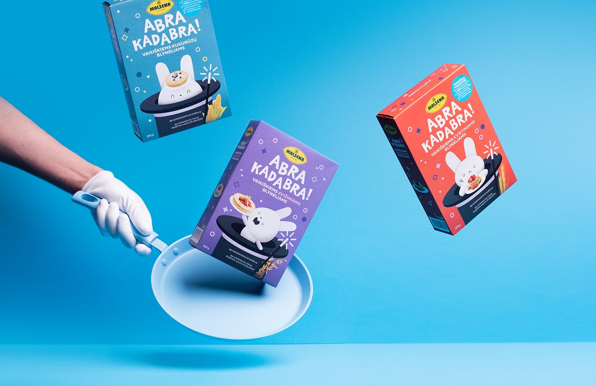 packagings's tweet photo. ABRAKADABRA! Cute #pancake #flourmix #packaging #design by Clinic 212 - https://t.co/9ZN8id3xtJ https://t.co/LEvRnQTYNs