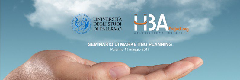hba_project's tweet photo. Giovedì siete invitati al seminario di Marketing Planning presso la Facoltà di Economia dell'Università di Palermo https://t.co/JAaGpekIiv https://t.co/3mlEVLkMAL