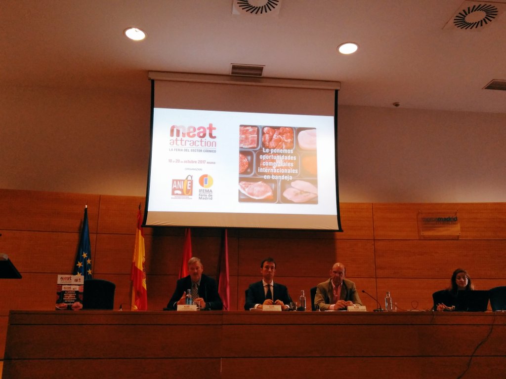 Gonzalo_Reguera's tweet photo. #Mercamadrid apoyando la presentación de #MeatAtracttion, una oportunidad de negocio internacional para las empresas del sector cárnico https://t.co/i9Ou5aCRLZ