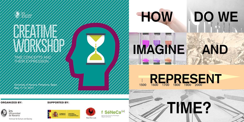 ICS_unav's tweet photo. On May 11 &amp;12 we will hold the 1st @creatime_es workshop 'Time concepts and their expression'. More info: https://t.co/Nhef1jJ6kP @gradunav https://t.co/EUrHmHmcJx