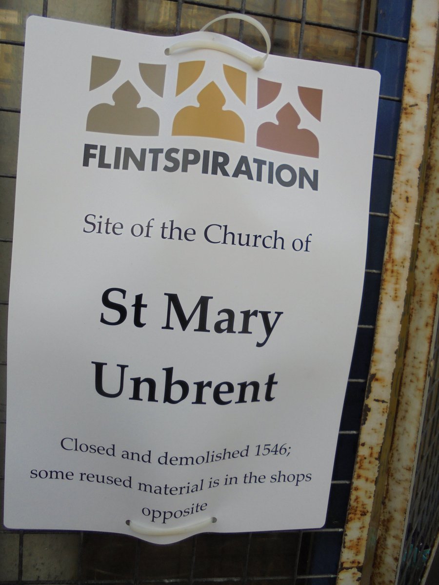 SueHayward5's tweet photo. The lost church of St. Mary Unbrent, Magdalen Street #Norwich. Thank you @flintspiration for the heads up. https://t.co/7gyW05sma1