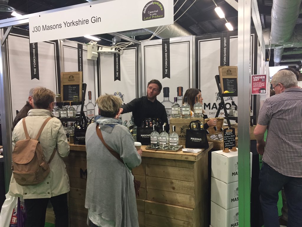 Come and join us <a href="/BBCGoodFoodShow/">BBC Good Food Show</a> #harrogate for some @YorkshireGin I also have my masterclass in the VIP lounge at 2pm so come and learn!