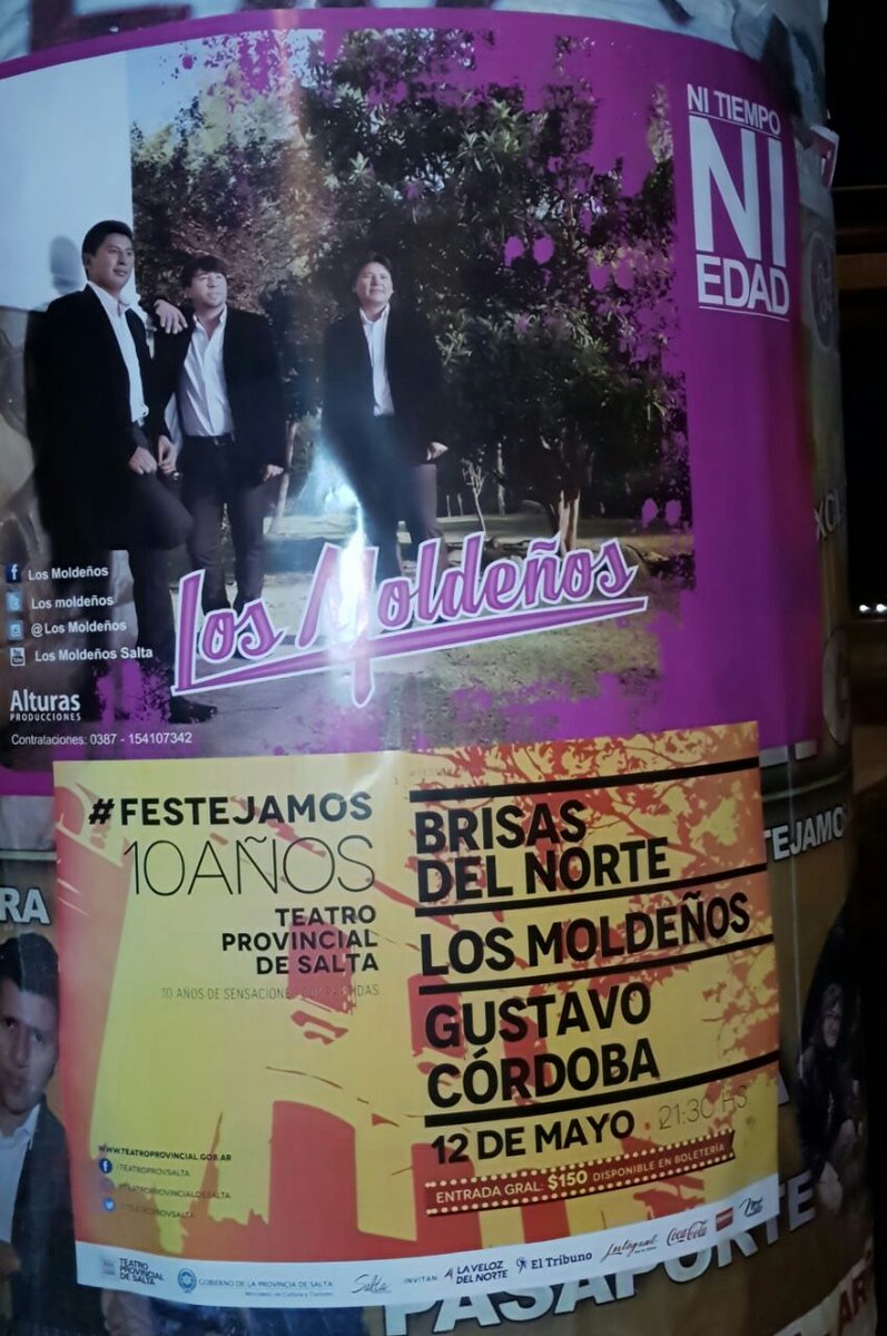 Afiches del show que muy  pronto vamos a compartir en el Teatro Provincial con uds.