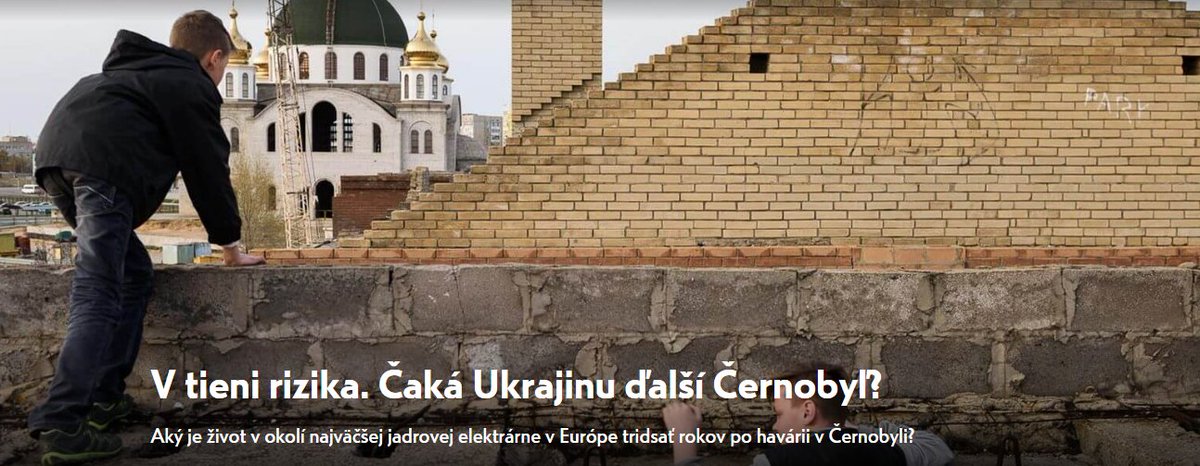 Reportáž <a href="/LukasOndercanin/">Lukáš Onderčanin</a>:  Čaká Ukrajinu ďalší Černobyl? s foto od <a href="/tomas_halasz/">Tomas Halasz</a> je nominovaná na Novinársku cenu.
novinarskacena.sk/nominovani-201…