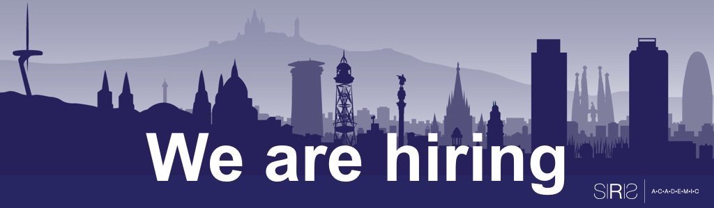 sirisAcademic's tweet image. Join our team in #Barcelona we are #hiring Post-doctorate in #KnowledgeRepresentation  #ComputerScience #EURAXESS
sirisacademic.com/wb/post-doctor…
