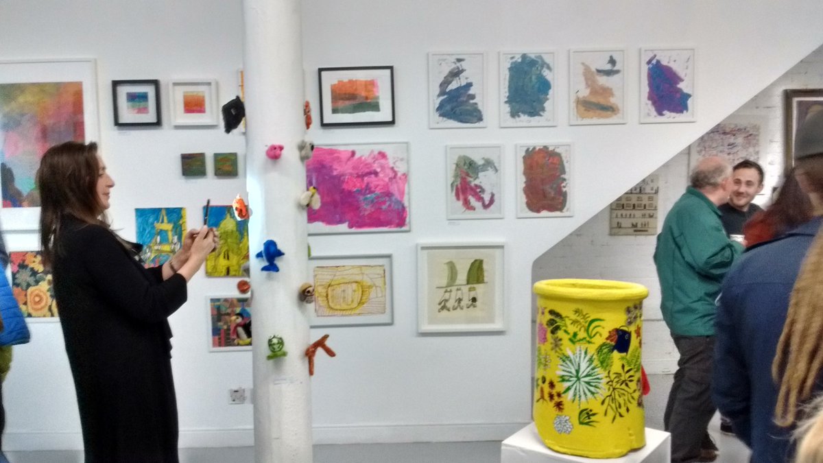 artsni's tweet photo. Great exhibition last night by @letshaveashow in @pssquared #ArtsNI #LNAB https://t.co/XjOZFINjCu