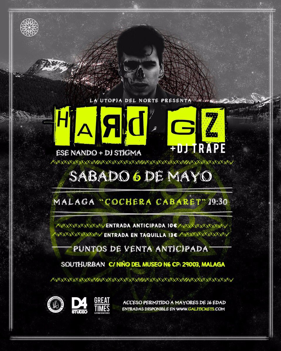 Dj_Stigma's tweet photo. Este Sábado nos vamos para Málaga a disfrutar y pasarlo en grande como siempree @FlowdelVolcan @HardGaliza @VidaUnderWeb @LaUtopiadlNorte https://t.co/TFieJXjgRc