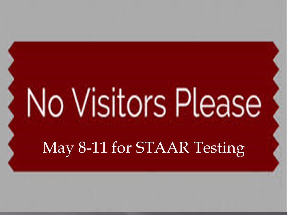 aprilmglenn's tweet photo. Reminder that Serene Hills Elementary will be closed to visitors next week due to STAAR testing.  @ltisdschools @BradLancasterLT @jnederveld https://t.co/creJ3qXzeU