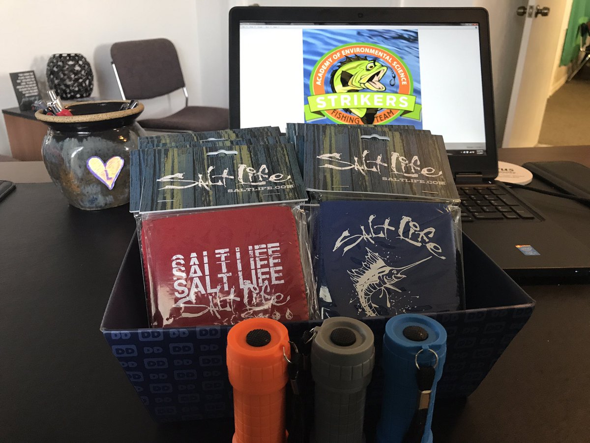 Thank you #StrikersFishingTeam for the awesome #TeacherAppreciation2017 gifts and goodies!! #aeslife