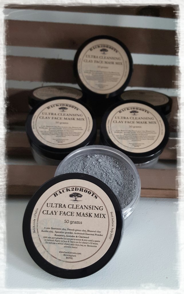 back2droots's tweet photo. Recent feedback📝on our Ultra Detox Clay Mask.
5🌟reviews 👌 Alhamdu lillaah.
#natural #organic #bueaty #handmade #uk #skincare #mask 🌱 #B2DR 🌱 https://t.co/CEgi7pIQDX