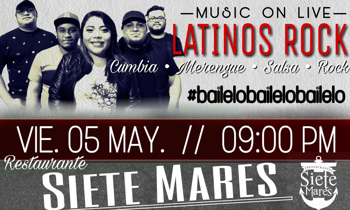 LatinosRock's tweet photo. Viernes de #party... 🍻🎉
Acompañamos a disfrutarlo con el mejor ambiente en Siete Mares..
A disfrutar de la nochecita.
#bailelobailelobailelo https://t.co/pt75ZxZ4pi
