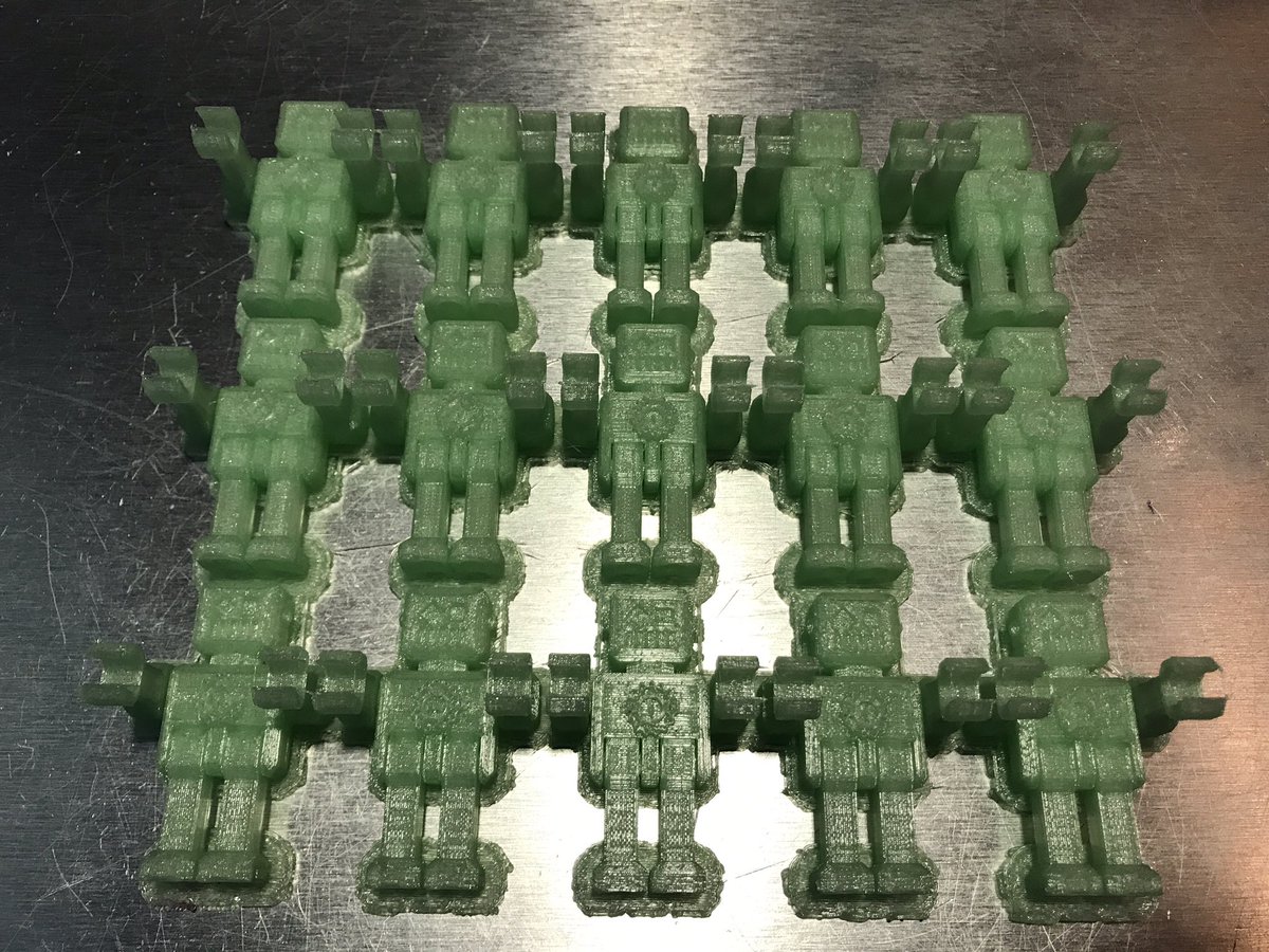Glow in the dark robot army!