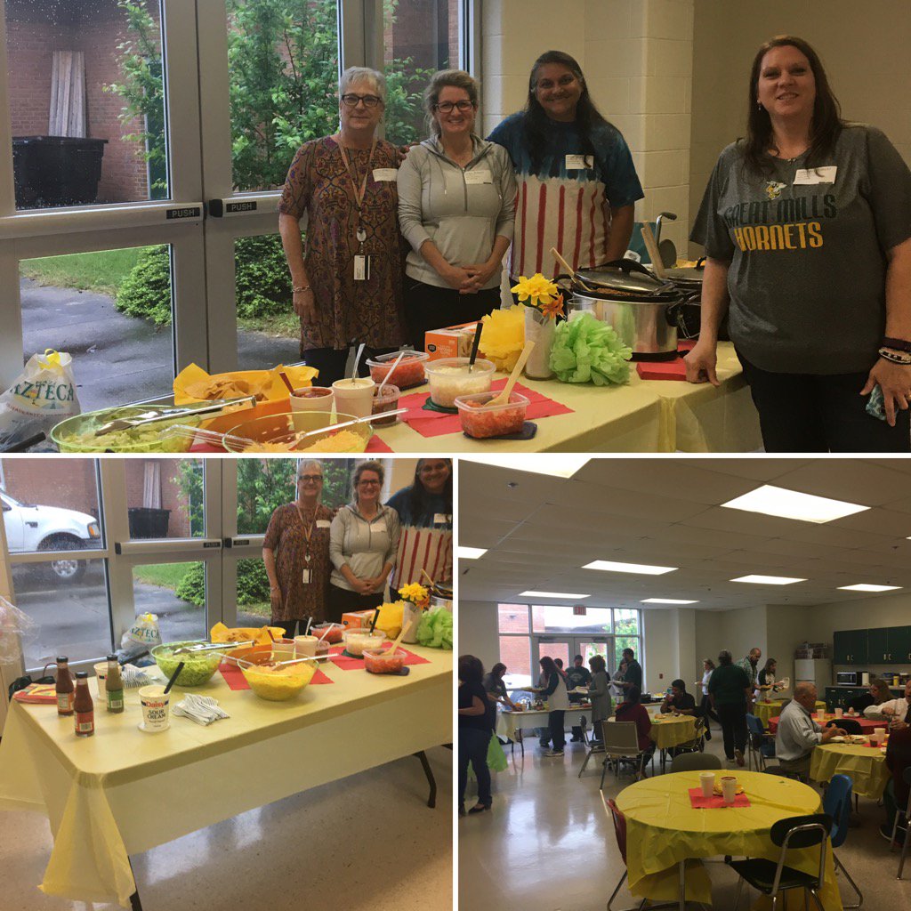 GMHS_SMCPS's tweet photo. Thank you to our PTSA for sponsoring out teacher appreciation luncheon. Our teachers are the best! https://t.co/yJ8JQwsEVC