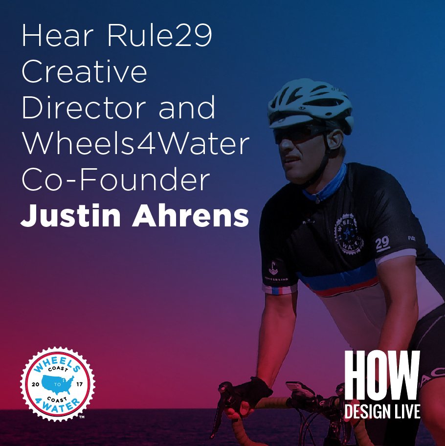 Wheels4Water's tweet photo. Hear #Wheels4Water co-founder, @justinahrens at @HOWEvents today! Crystal Ballroom, 3:30pm! #HOWLive #HOW4GOOD @rule29 https://t.co/ZQSjUv06nE