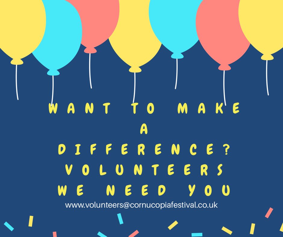 Fancy volunteering <a href="/cornucopiafest/">Cornucopia Festival</a> #Hull2017 #volunteers #festivals