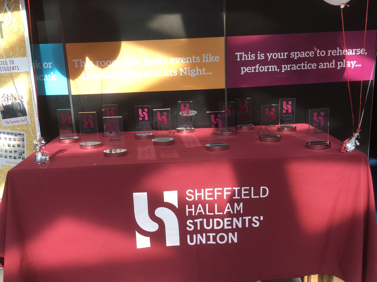 SocEntSHSU's tweet photo. Cannot wait for #SHSUAwards17 tonight, the stage is set! 🌟🌟 https://t.co/oAaWaSw5ev