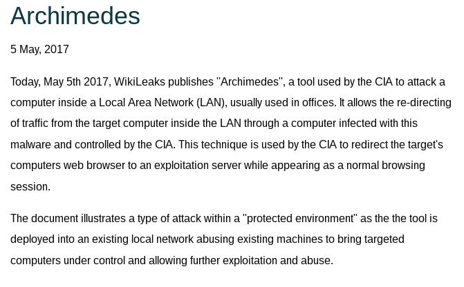 MSafafir's tweet photo. RELEASE: CIA '#Archimedes' system for exfiltration and browser hijacking... https://t.co/9XCBadcc4Q by #themarketsniper via @c0nvey https://t.co/cWquiZHCWE