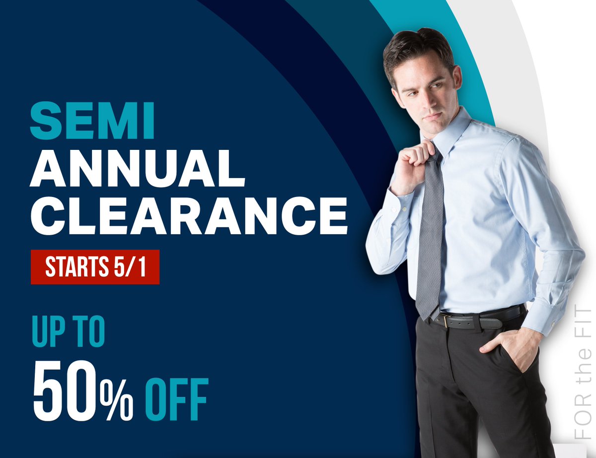 ForTheFit's tweet photo. Don't Forget Our Semi-Annual Clearance Event Is On Now! Up to 50% off! https://t.co/c3mNdweQz3 #men #mensfashion #sale https://t.co/6fvyKE2MlV