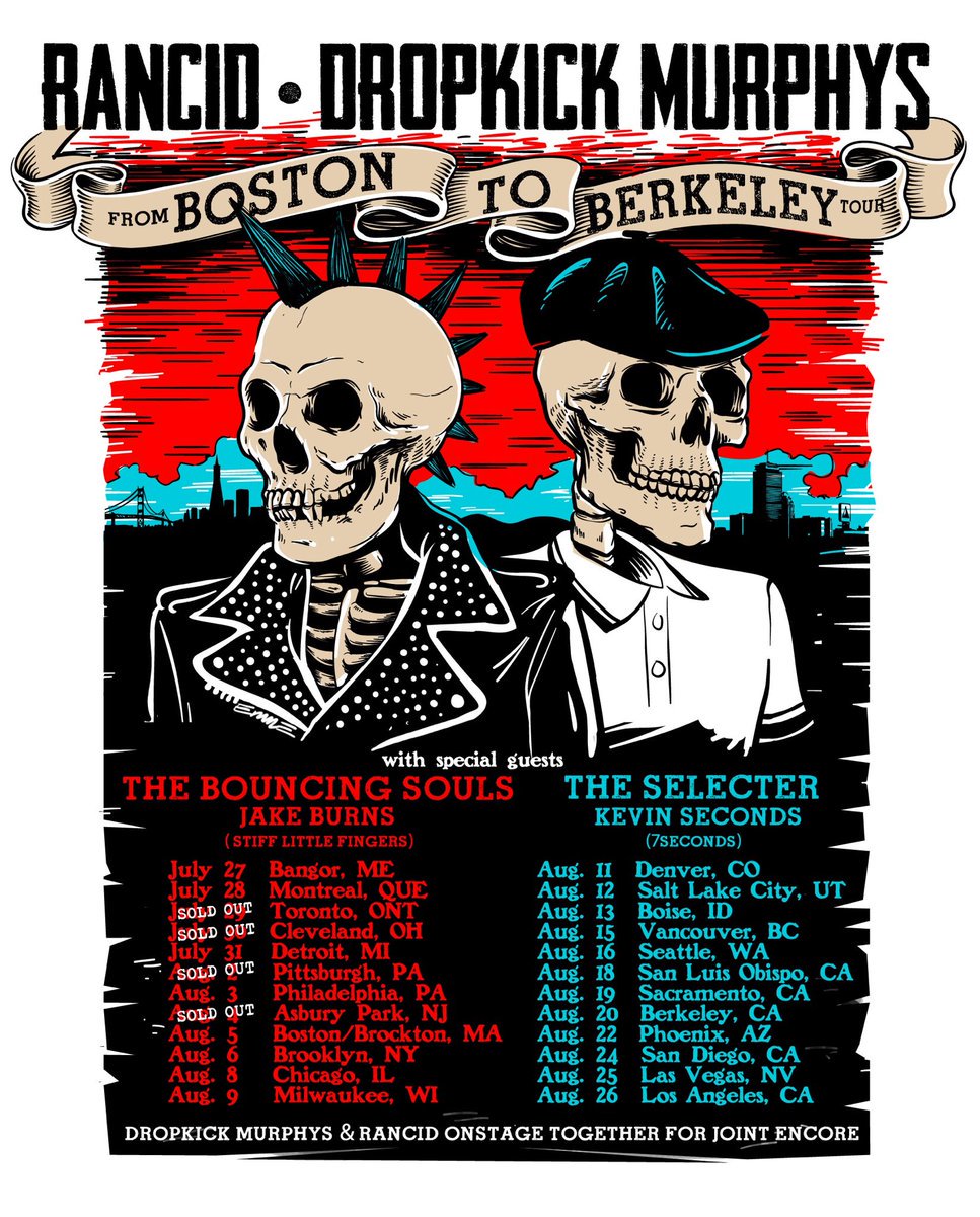 We'll be on tour this summer w/ <a href="/DropkickMurphys/">Dropkick Murphys</a> &amp; lots of old friends. Check ln.is/bh3VE for... by #Rancid via <a href="/c0nvey/">Convey</a>