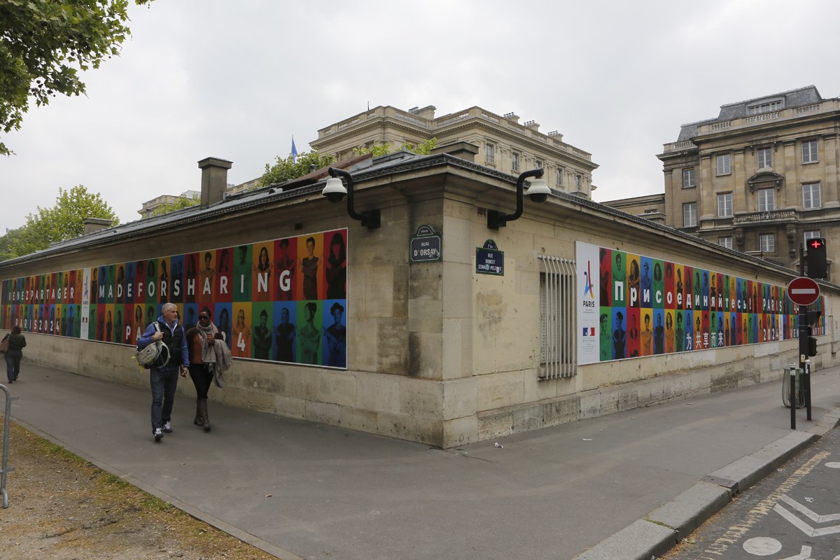 Heureux de voir le Quai d'Orsay aux couleurs de @Paris2024 @francediplo