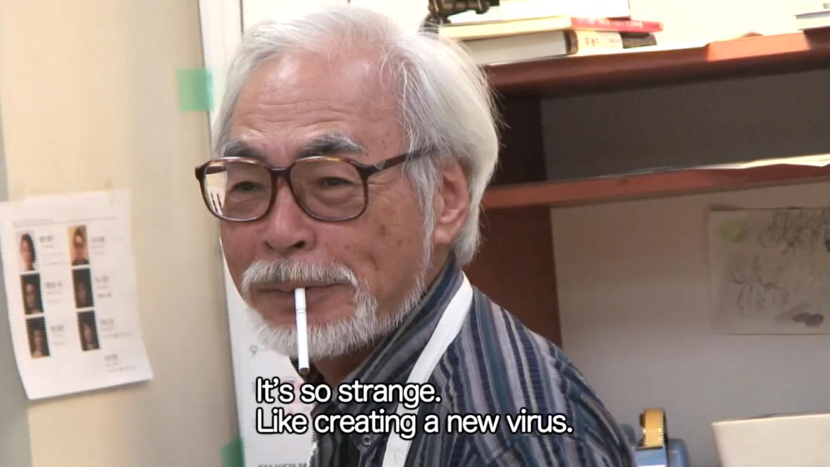 A new documentary shows Hayao Miyazaki behind-the-scenes: ln.is/voy4F by #elijahwood via <a href="/c0nvey/">Convey</a>