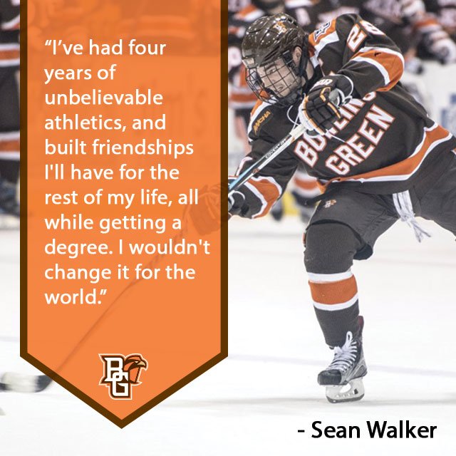 Sean Walker @BGFalconHockey graduate. #BGSU2017 #BGGradQuotes