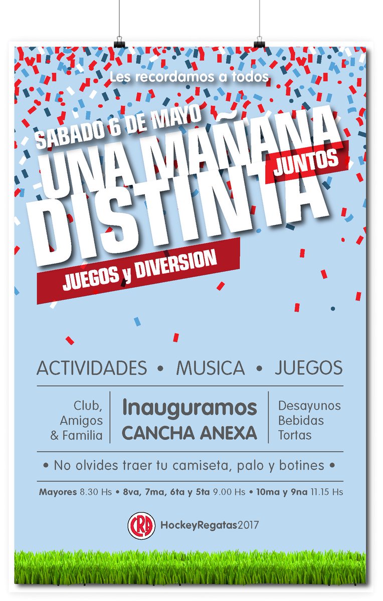 Regahockey's tweet photo. Los esperamos a todos!!!! https://t.co/iq8Dft3cAQ