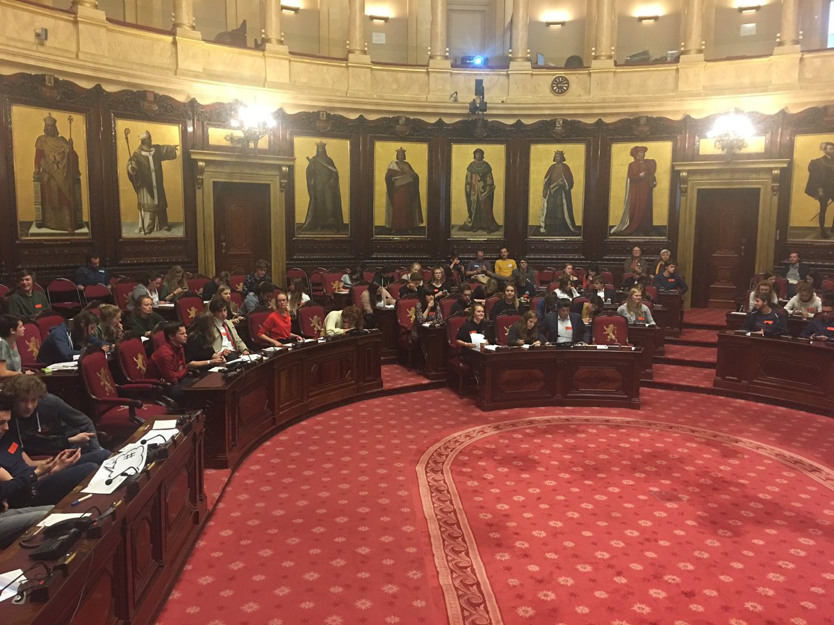 Elisameuleman's tweet image. Senaat vol krasse krassers! #plenum17 @Globelink