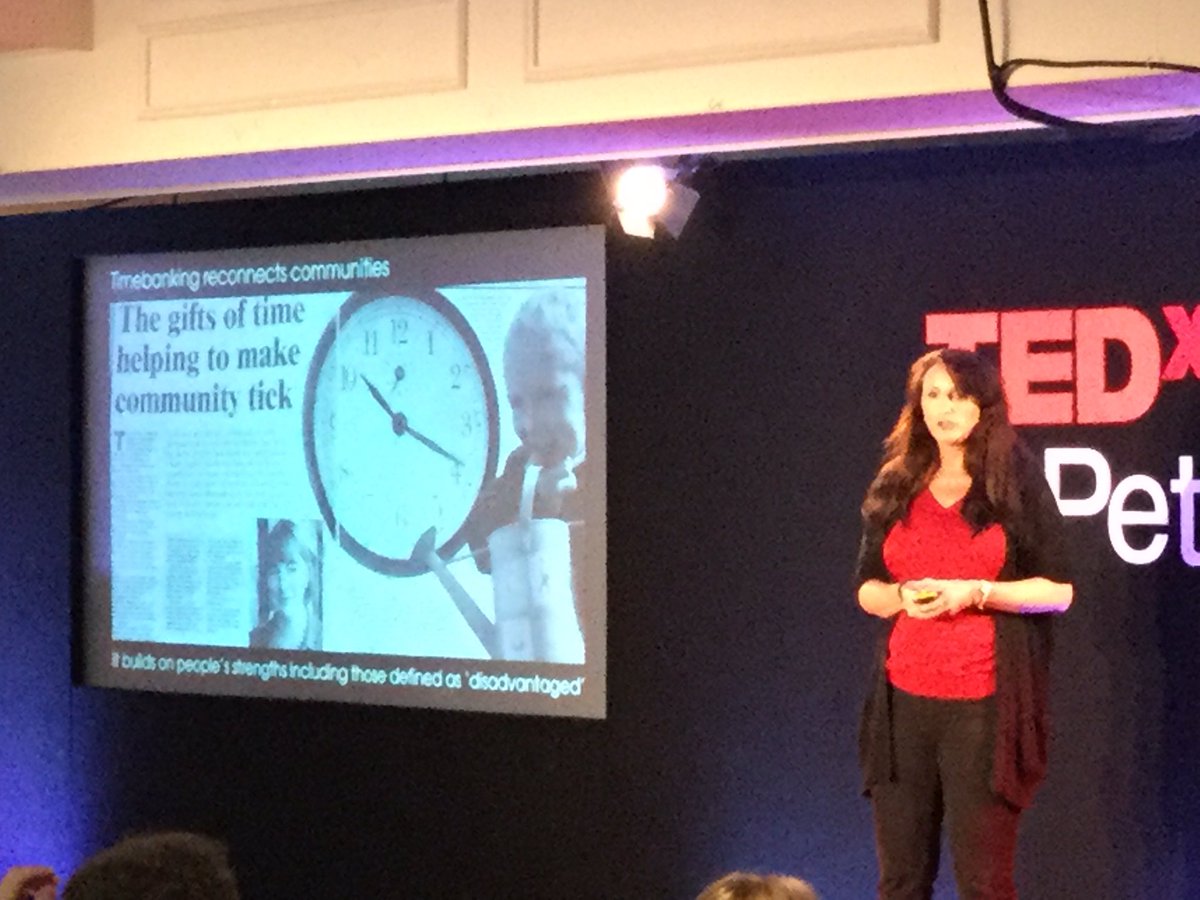 Sarah Bird <a href="/TimebankingUK/">TimebankingUK</a> explains the different between volunteering and time banking. Watch live. livestream.com/accounts/57853…