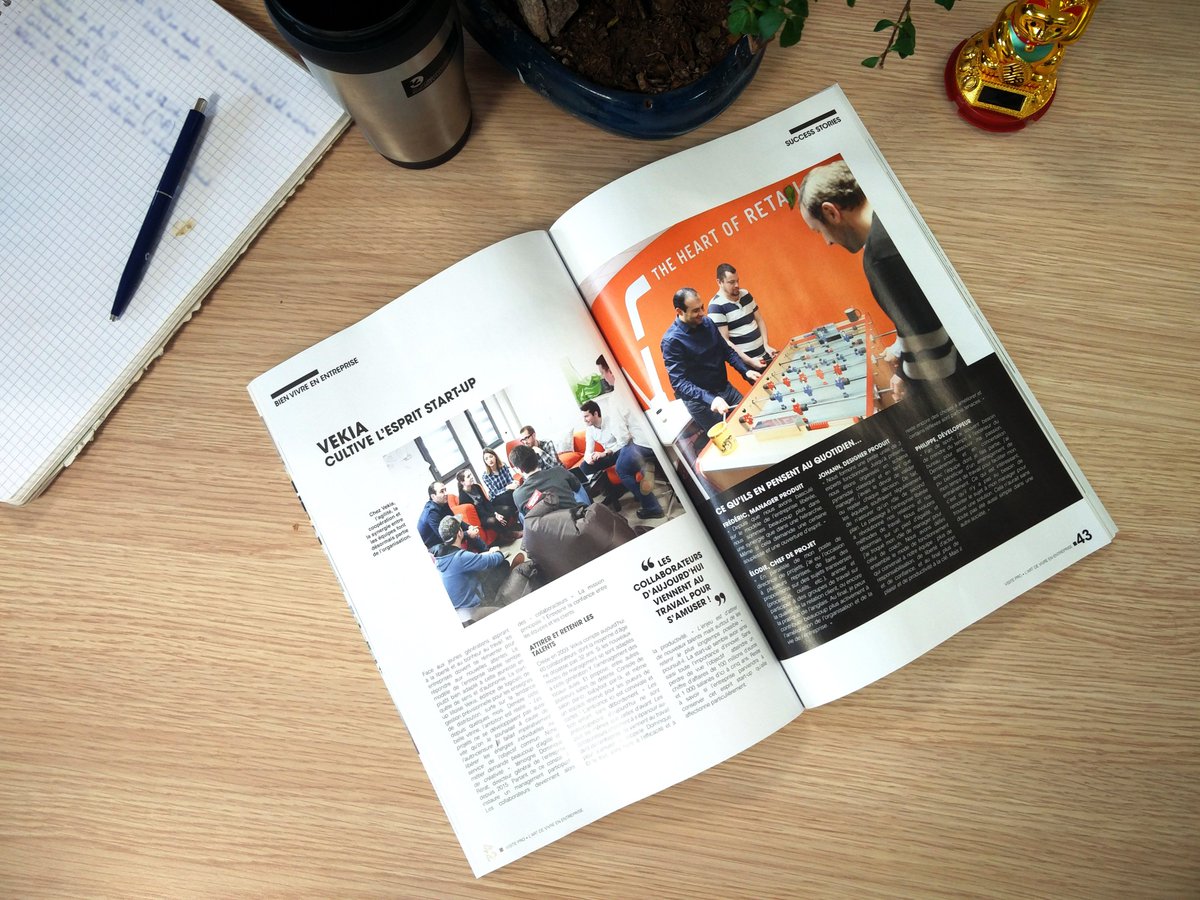 Vekia_Fr's tweet photo. " Vekia cultive l'esprit #startup " 🌱
Double page dans le dernier @VisiteP 👍
▶️ https://t.co/Lc2jHGNcW1 https://t.co/DLhegG8MEN