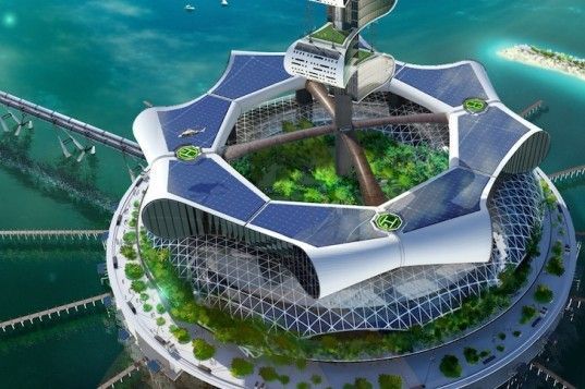 alternativaver1's tweet photo. foto del día: proyecto, islas que limpian los océanos mientras generan energía, en Cancún! https://t.co/1Y1IJAek6h