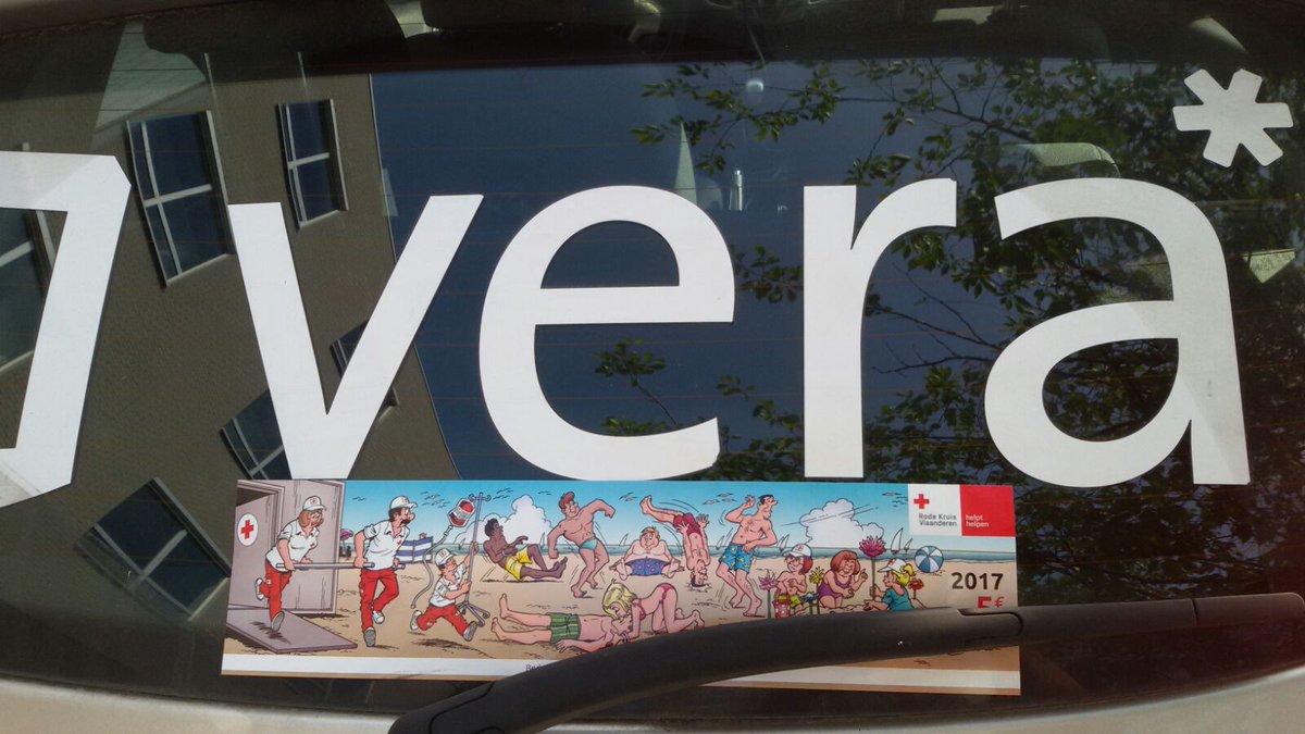 ilsevervloesem's tweet photo. Ook onze medewerkers steunen @RodeKruisVL en kopen met de glimlach hun grappige stickers. https://t.co/uXVDikaEIl