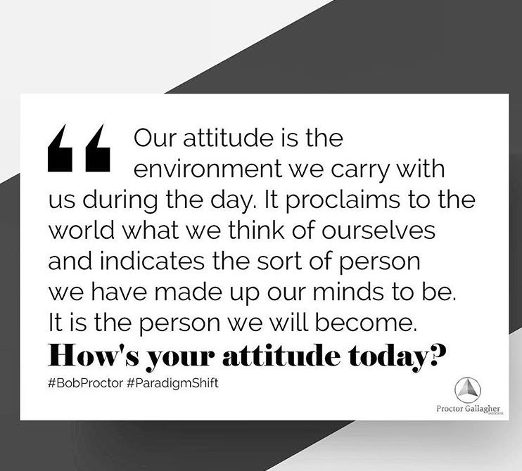 GenesisFitness7's tweet photo. @bobproctorLIVE I am changing my attitude so I can change my environment https://t.co/HLuGuVI0Az