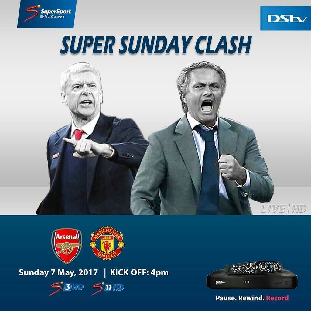 DStvNg's tweet photo. Which team are you rooting for when Arsenal hosts Man United this Sunday? #SSFootball #DStvExplora2 #Anticipate https://t.co/wySU7CGSig https://t.co/VrEdtcg2nX
