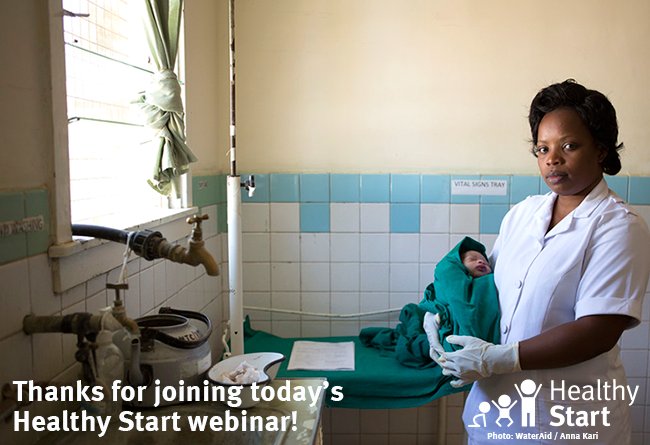 wateraid's tweet image. Thanks if you joined today's #HealthyStart webinar - we hope it was useful &amp;amp; would love to hear your feedback! #washforhealth #IDM2017 #WASH