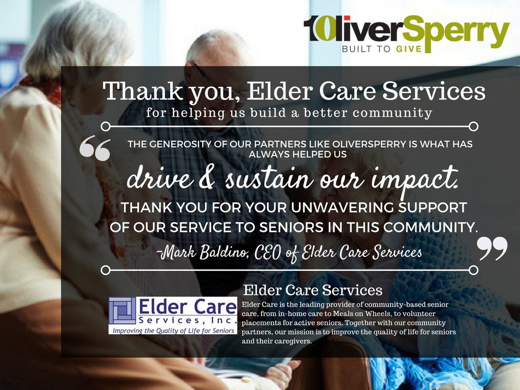 Oliver_Sperry's tweet photo. Thank you @ECSforSeniors for helping us build a better community! #BuiltToGive #OliverSperryRenovation https://t.co/knQCtL1Rkd