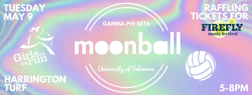 Come join us at our 1st Annual Moonball May 9th on the Harrington Turf!! There will be fun times and a chance to win Firefly tickets✨✨