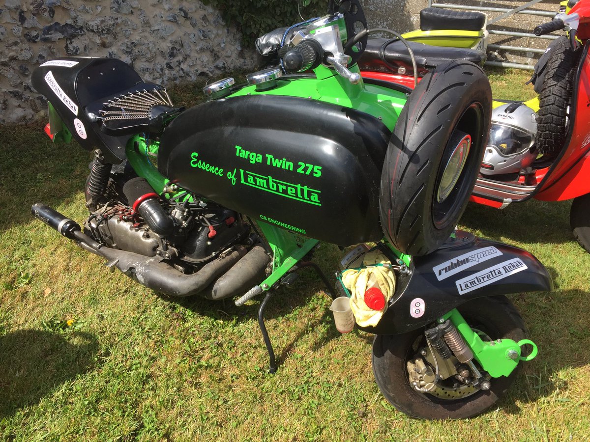 flying8ballssc's tweet photo. Jim's new creation 'Essence Of Lambretta' is a sight to behold 😅
#FlyingEightBalls #Scooter #Lambretta https://t.co/JZ1hhRVa5b