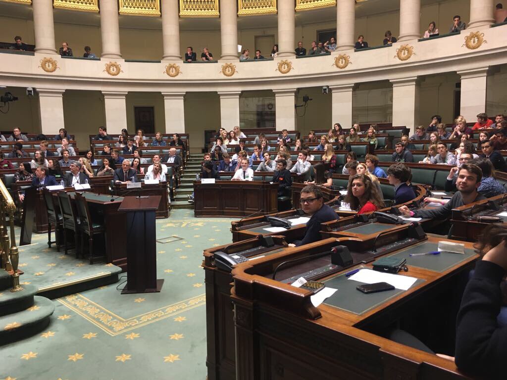 peeters_kris1's tweet image. Slotzitting #KRAS Jongerenparlement, schitterend initiatief dat al 40 jaar lang interesse van jongeren voor politiek aanwakkert #Plenum17