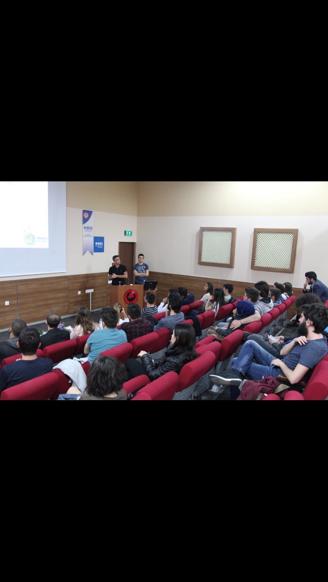 sduieee's tweet photo. MongoClient kurucuları Sayın Hakan Kocabaş ve Sercan Özdemir #tkg17 deydi.
#tkg17 #ieee #sdü https://t.co/ZJX16SCytF