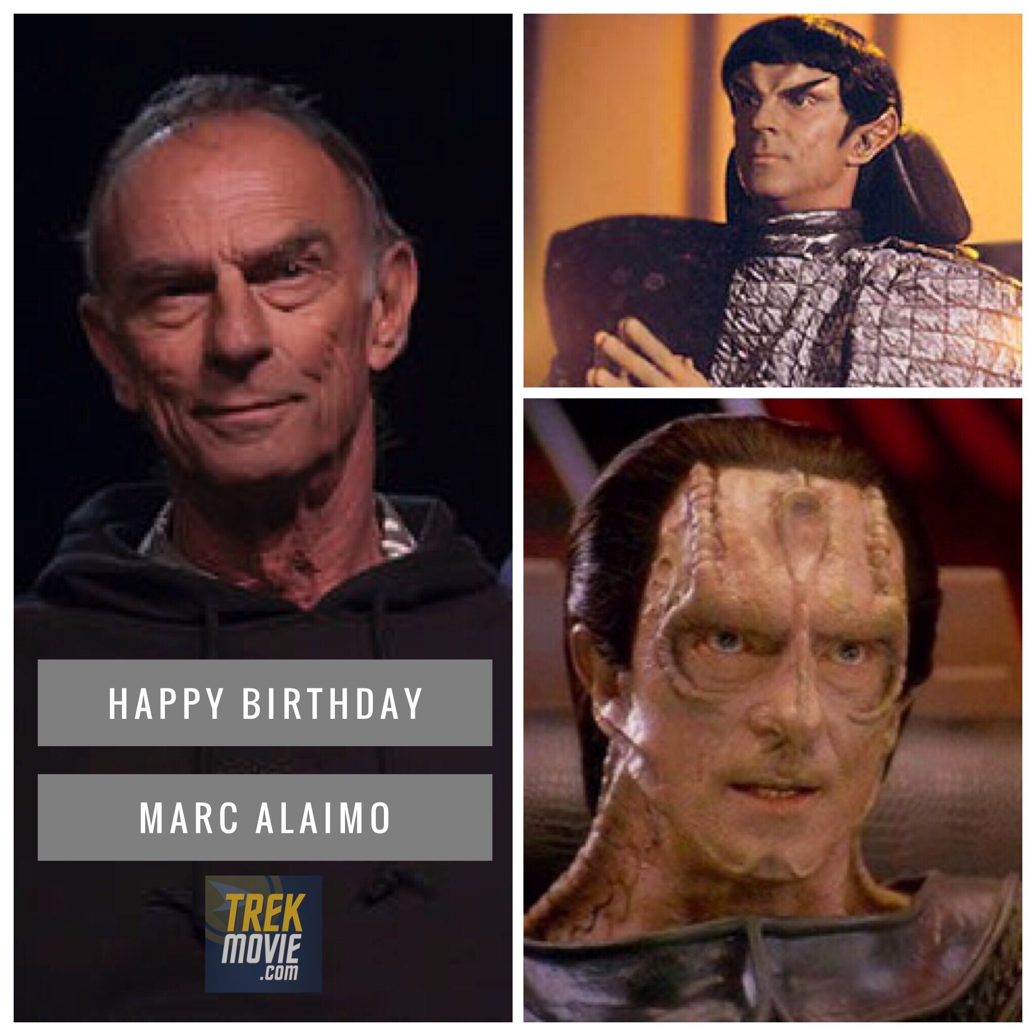 Happy birthday to first Romulan and first Cardassian Marc Alaimo. 